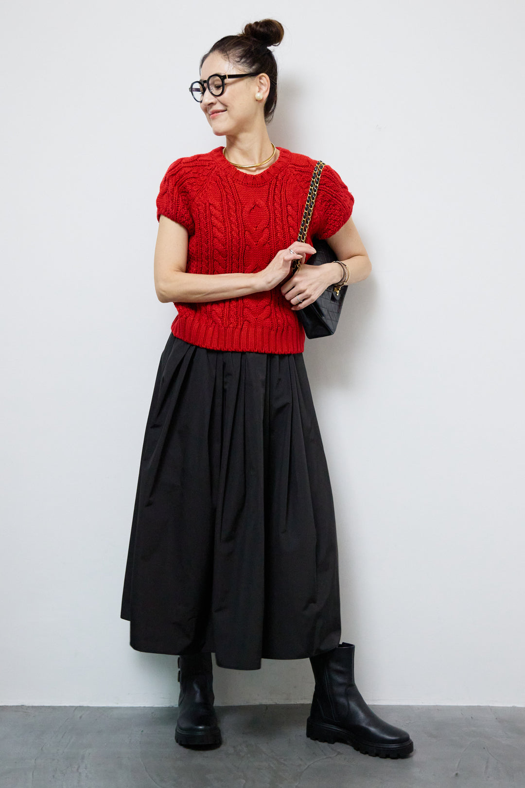 ケーブルニット