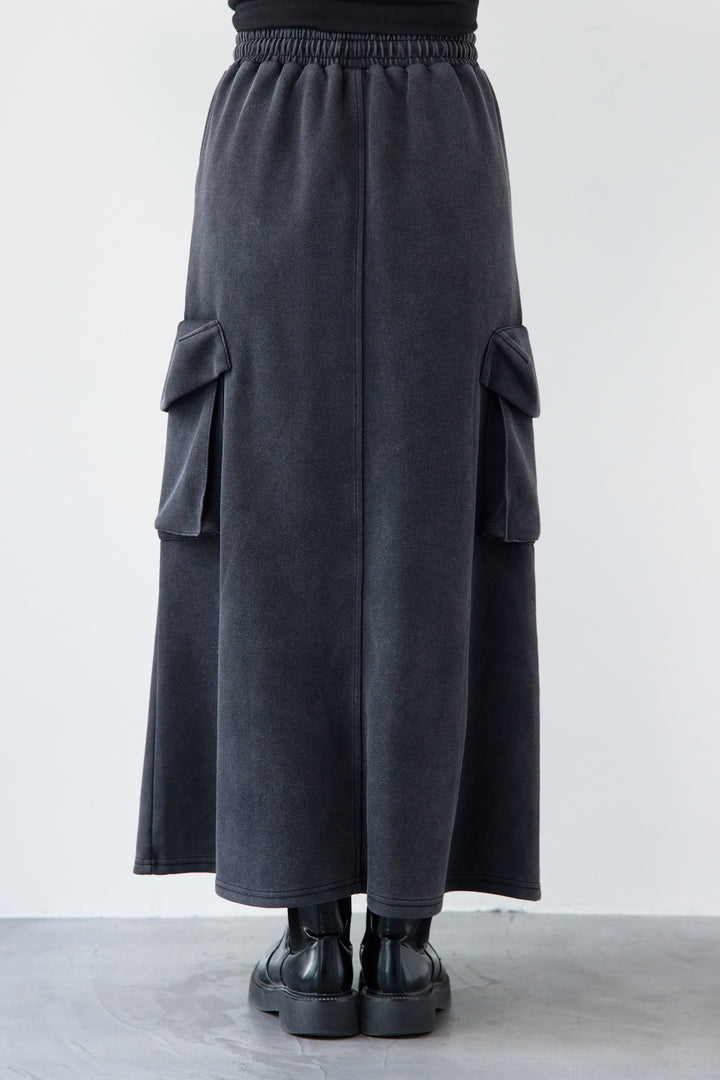 スウェットカーゴスカート