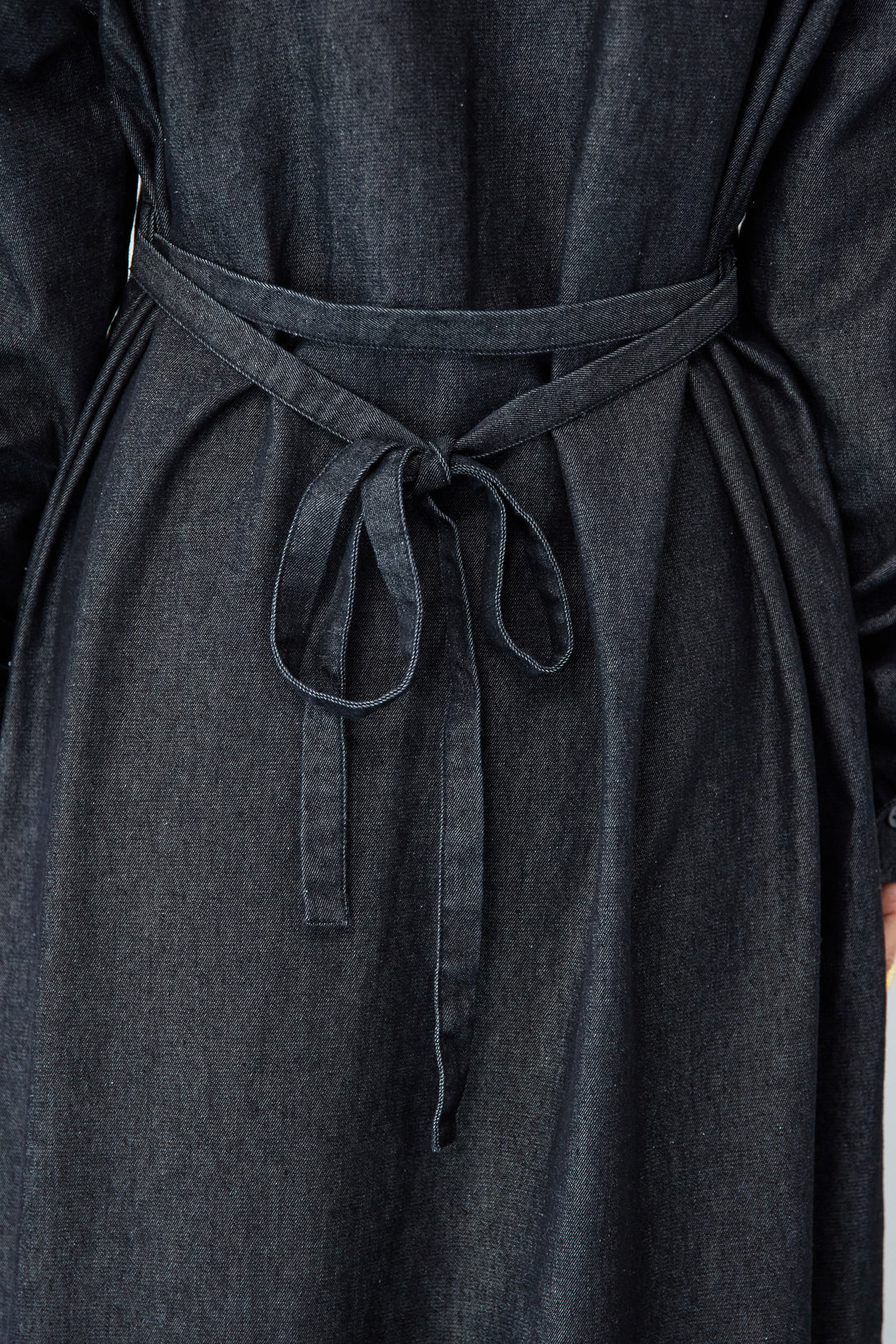 デニムタックシャツワンピース