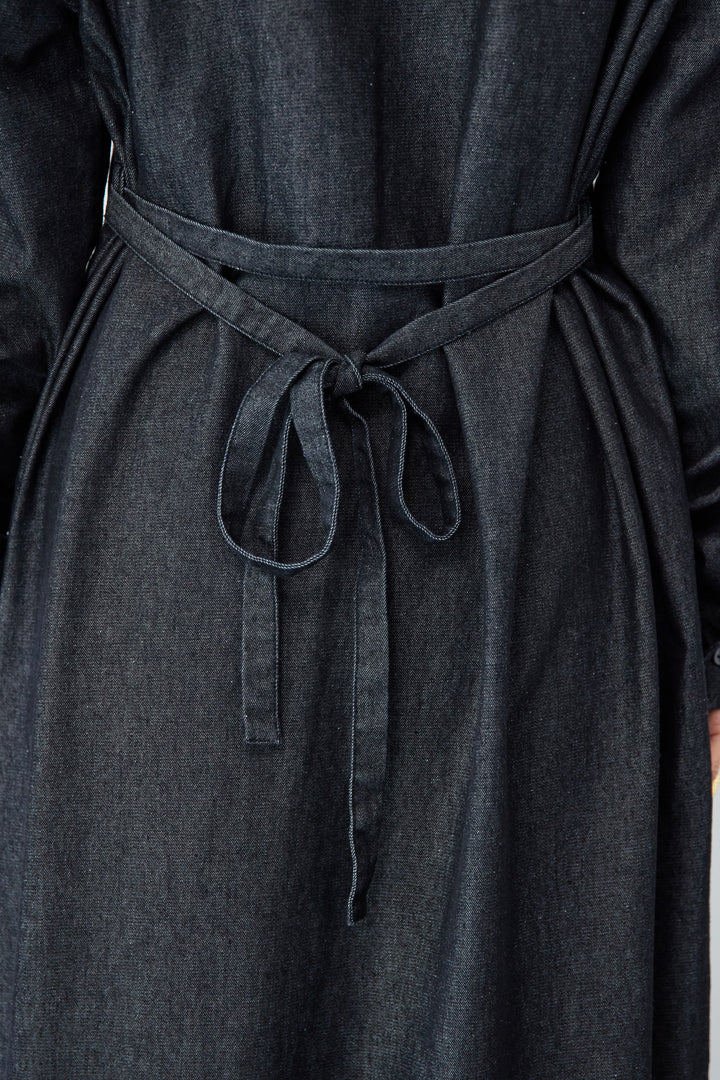 デニムタックシャツワンピース