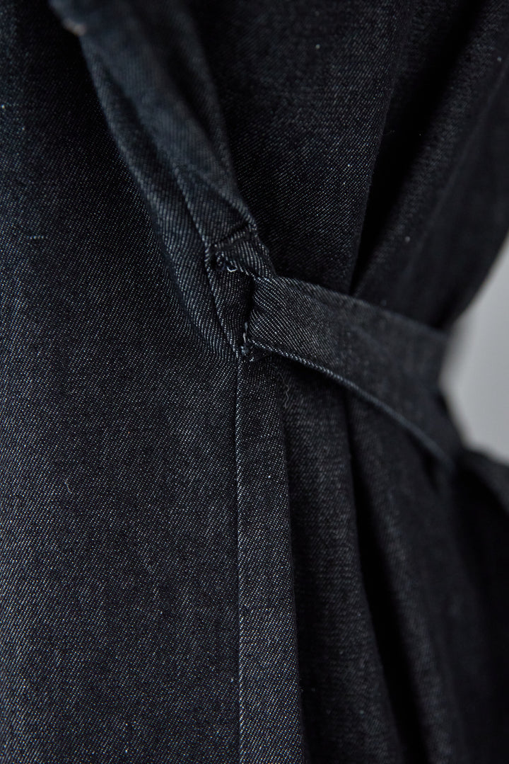 デニムタックシャツワンピース