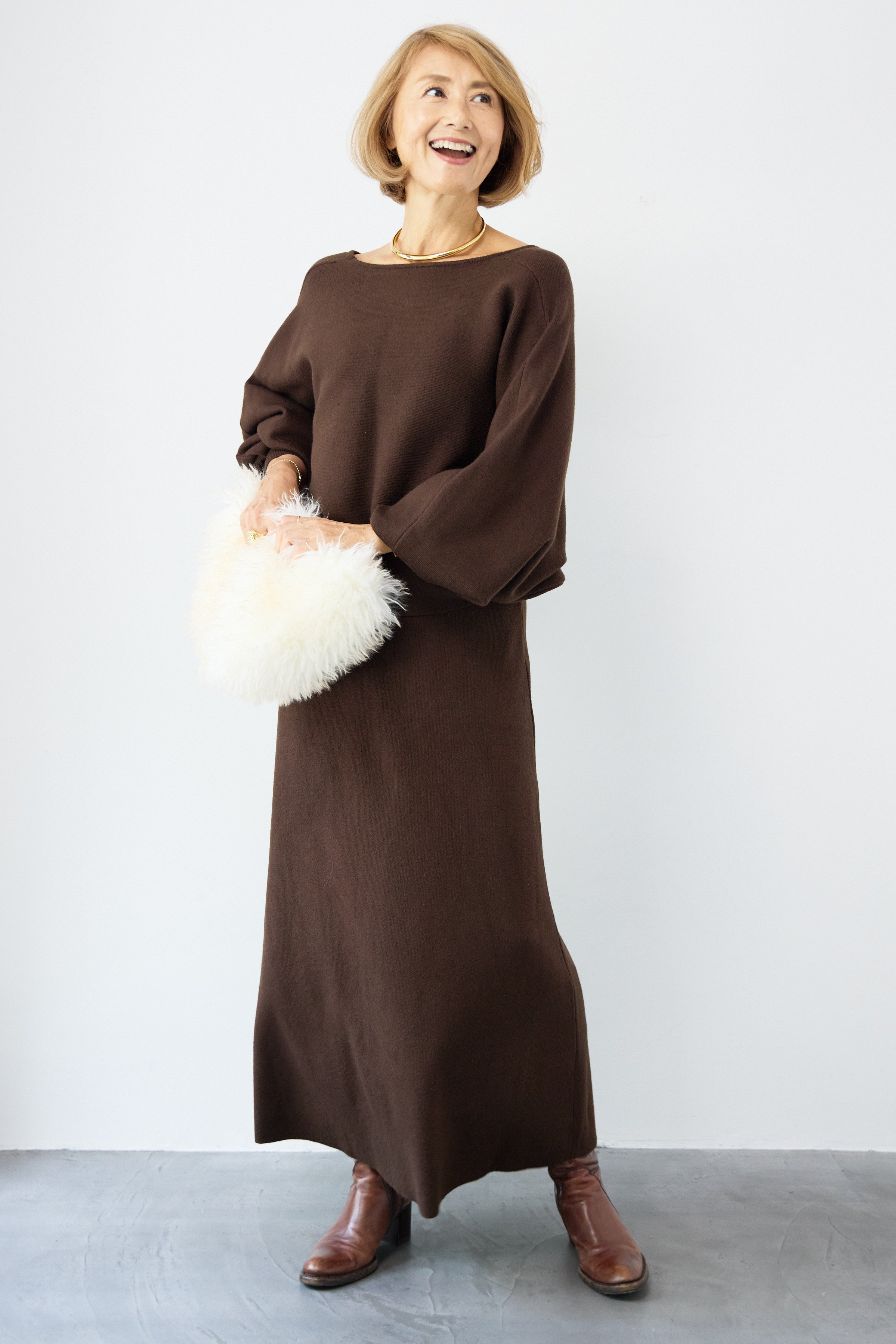 Mamiさん専用　　　(waac)ニットセットアップLサイズ新品未使用タグ付き 前後2WAYニットセットアップ – plusotoha