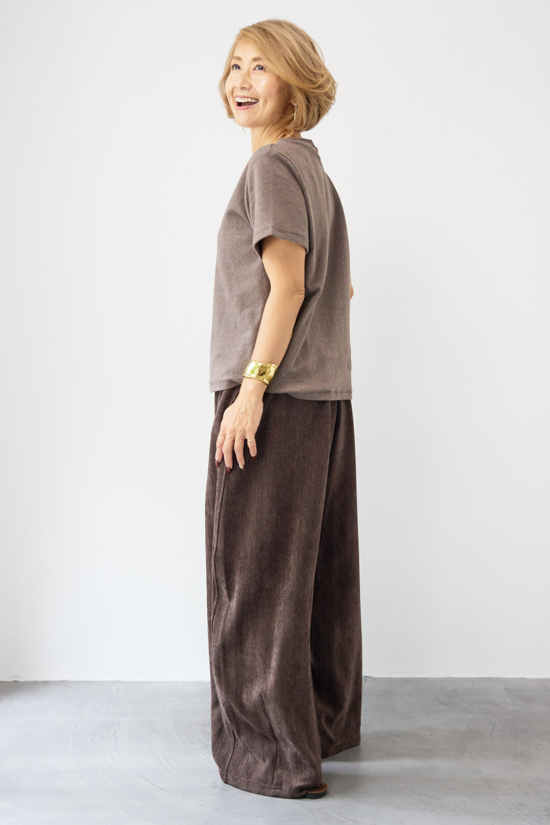 コーディロイライクパンツ