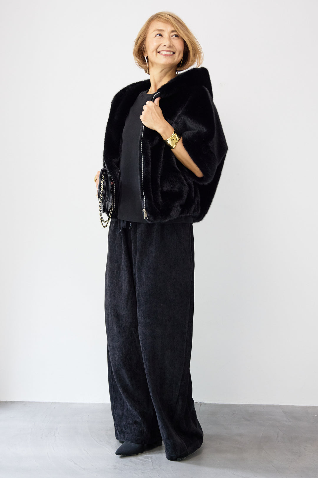 コーディロイライクパンツ