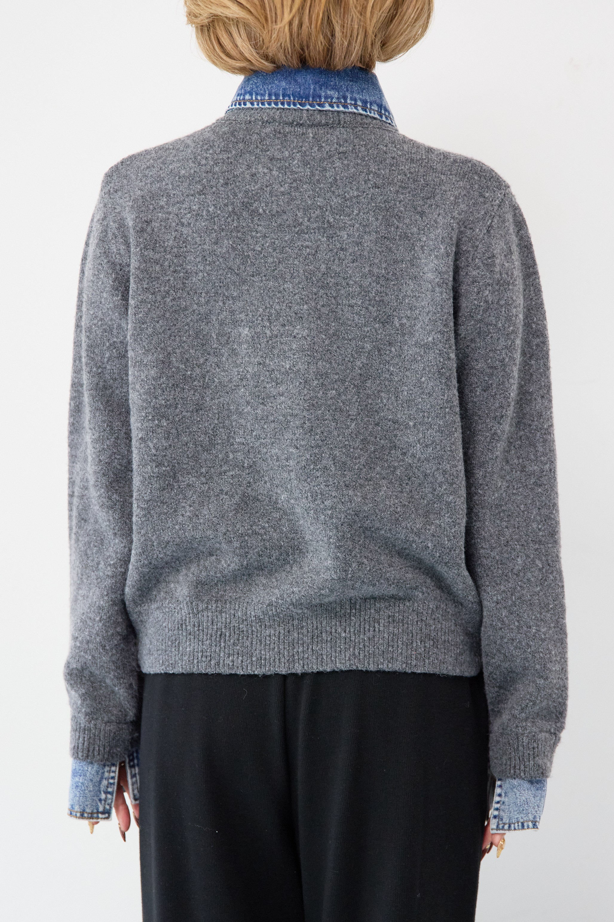 デニム×ニットシャツ – plusotoha