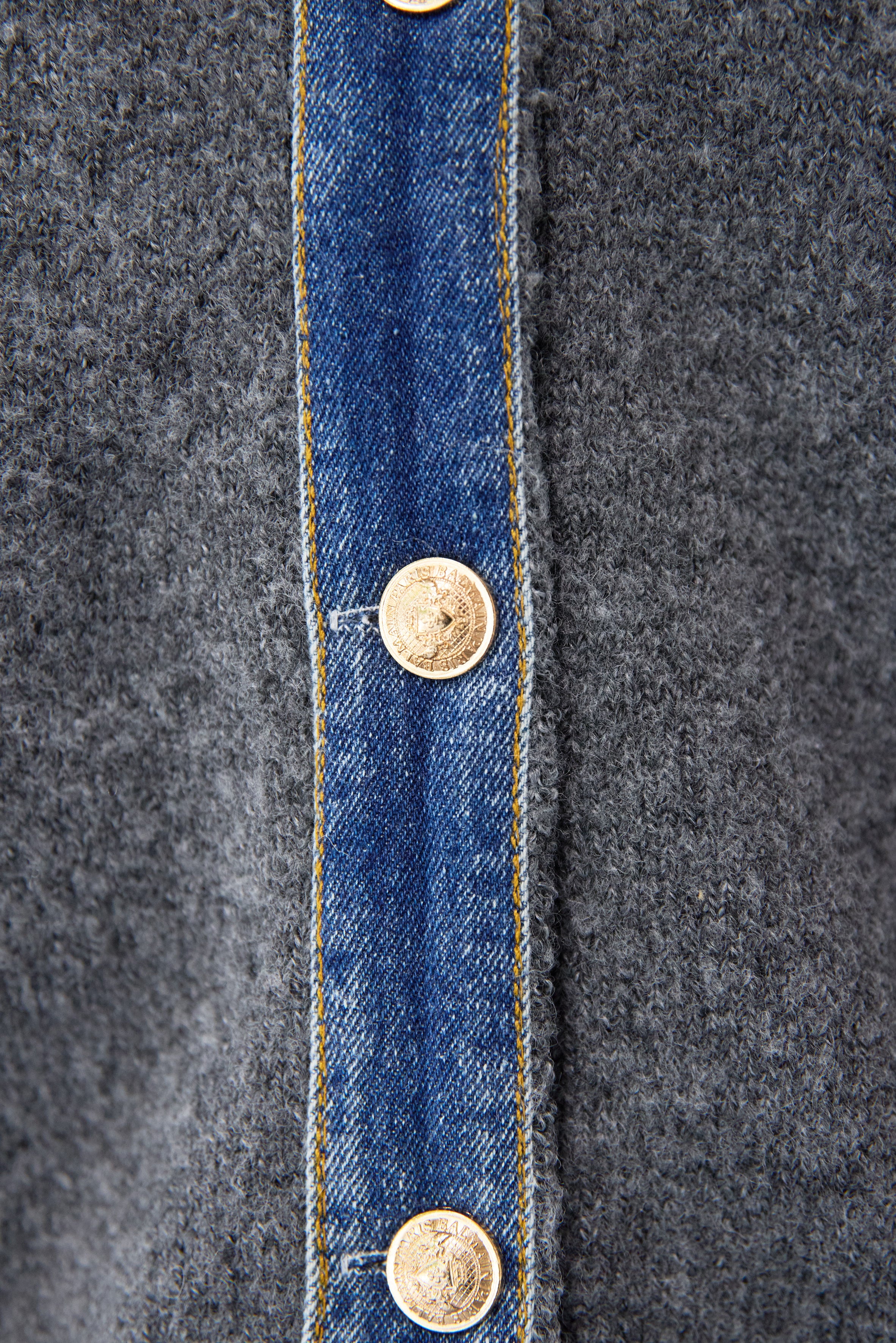 デニム×ニットシャツ – plusotoha