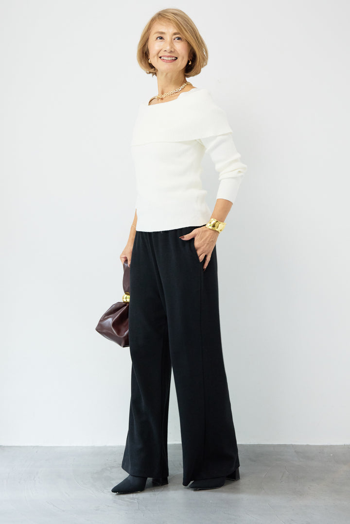 スウェットストレートパンツ