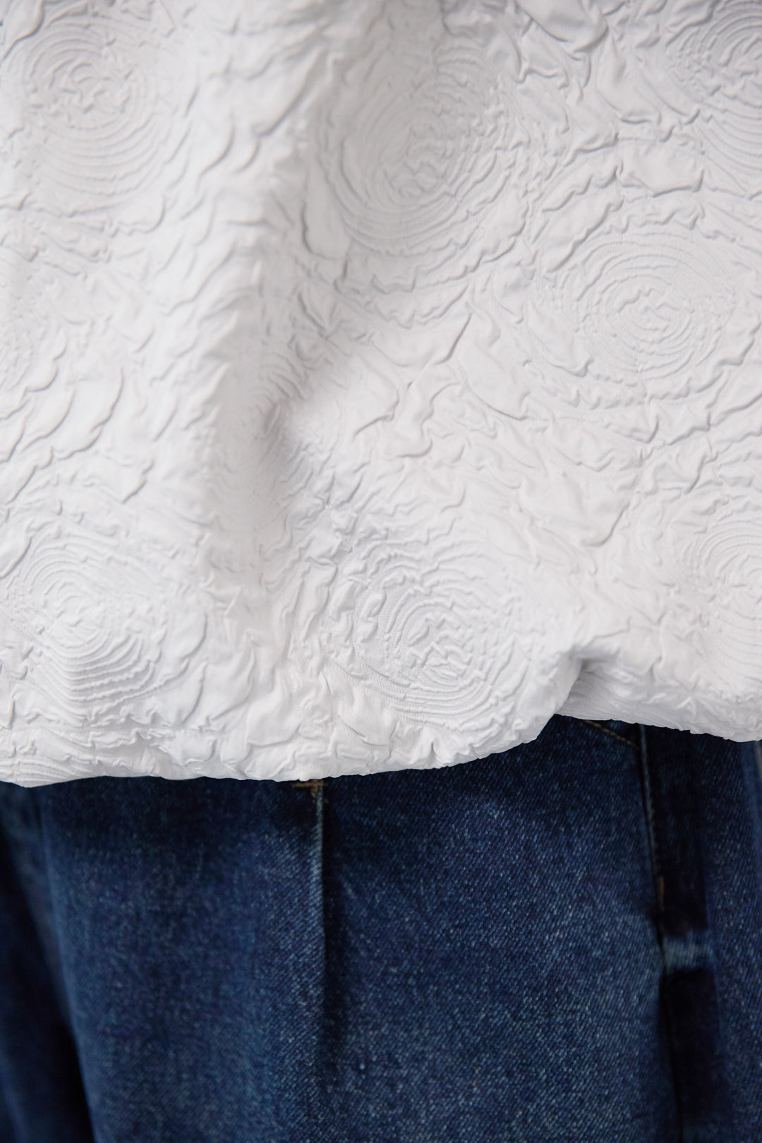 フラワージャガードブルゾン