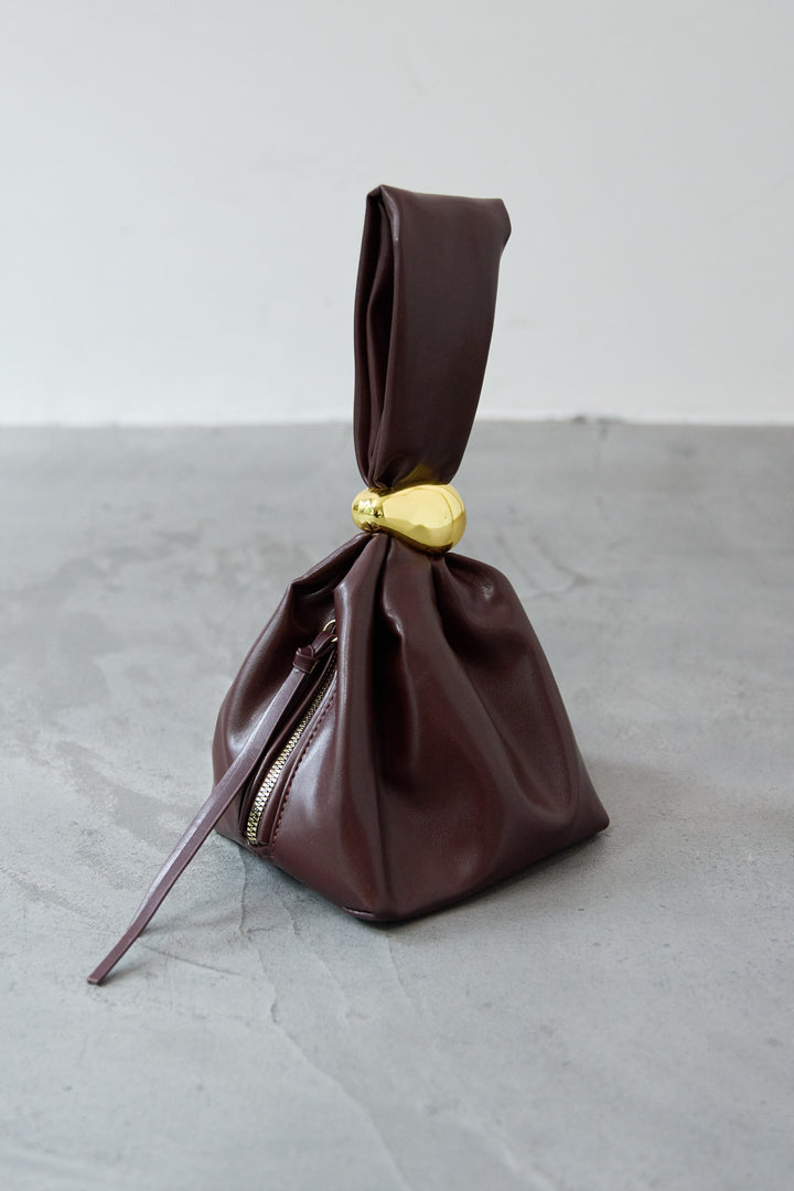 ゴールドリングハンドバッグ