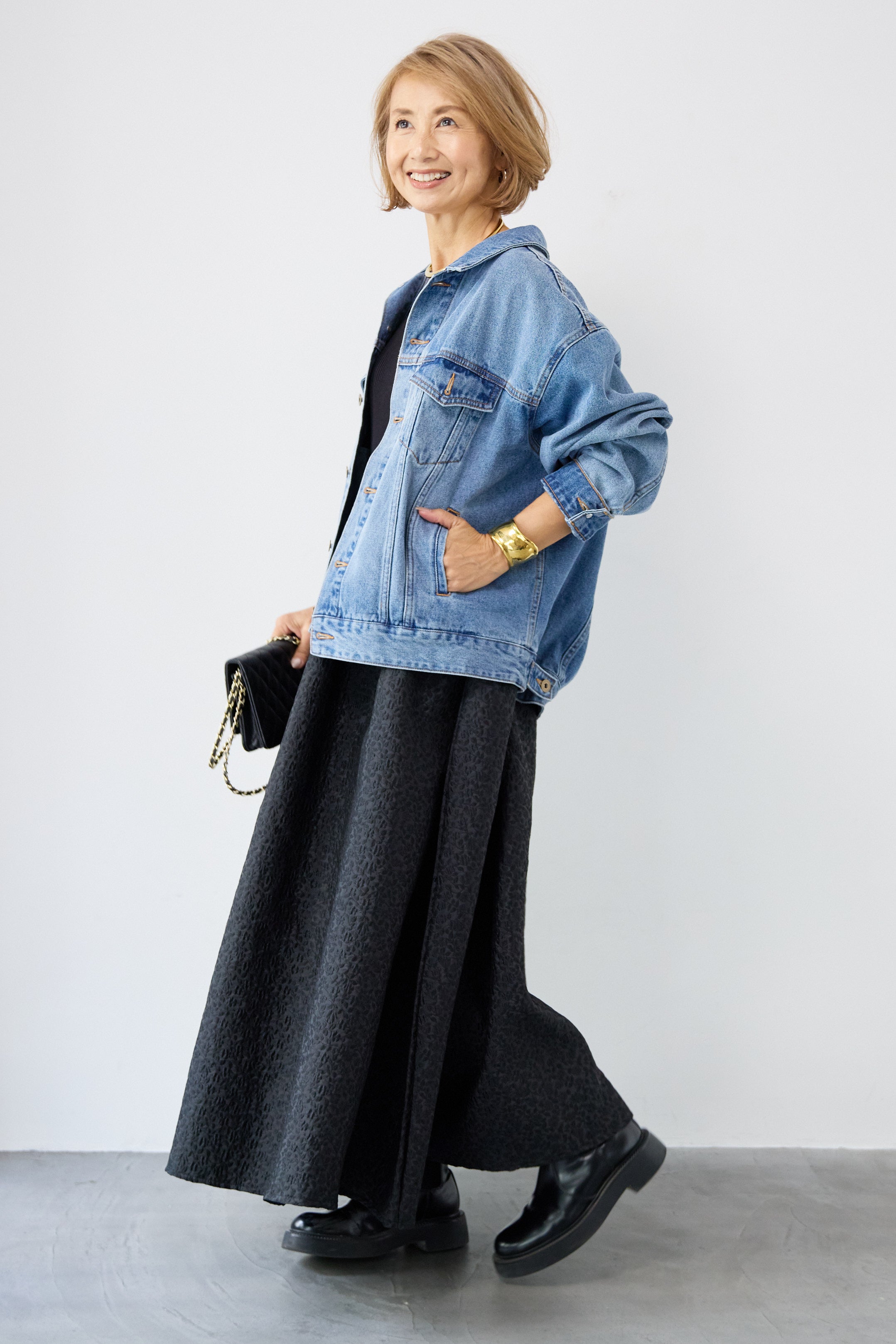 REIKOコラボ】ジャガードドッキングワンピース – plusotoha