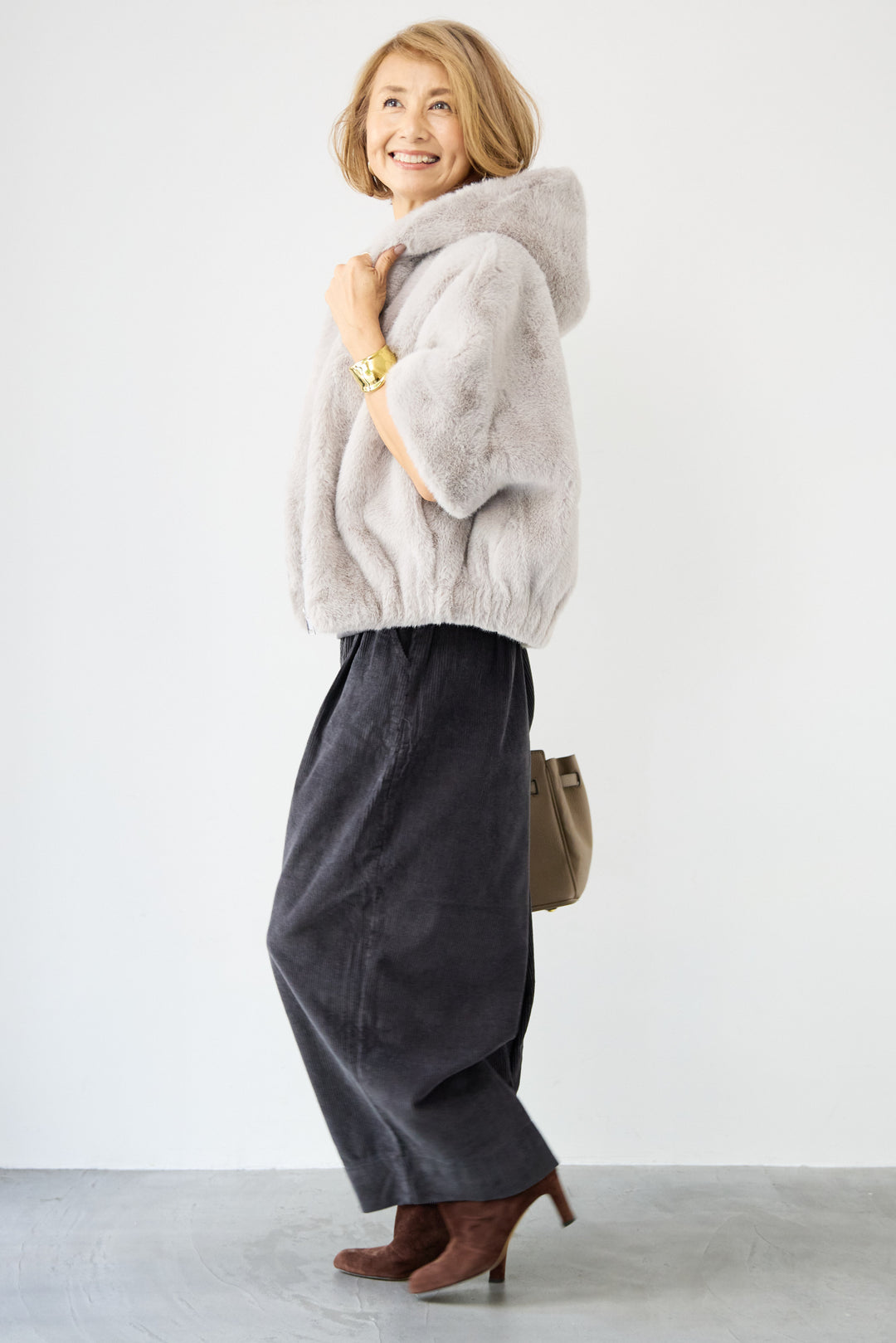 コーディロイタックパンツ