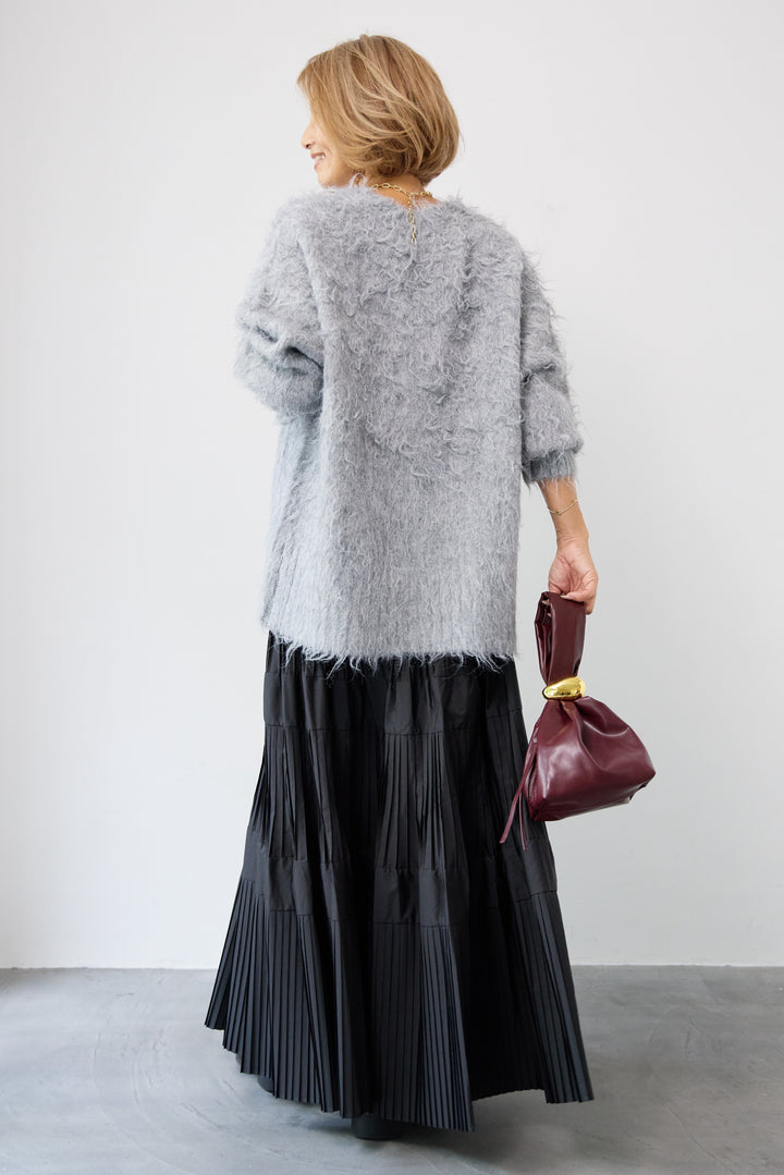 プリーツティアードスカート