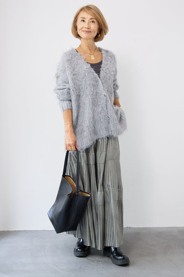 プリーツティアードスカート