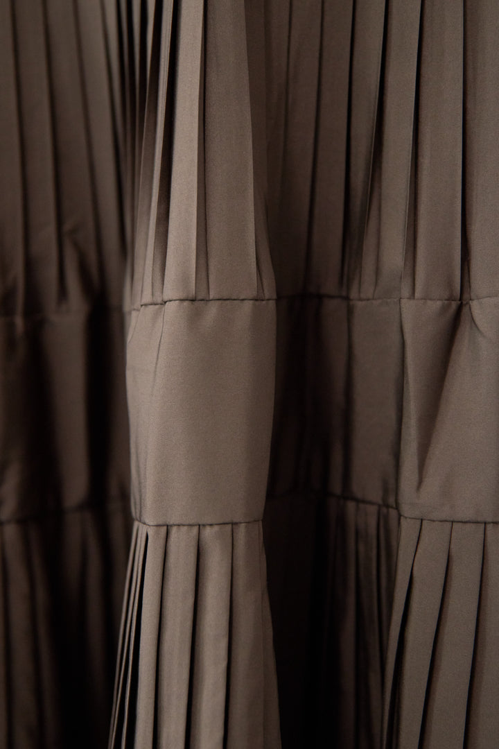 プリーツティアードスカート