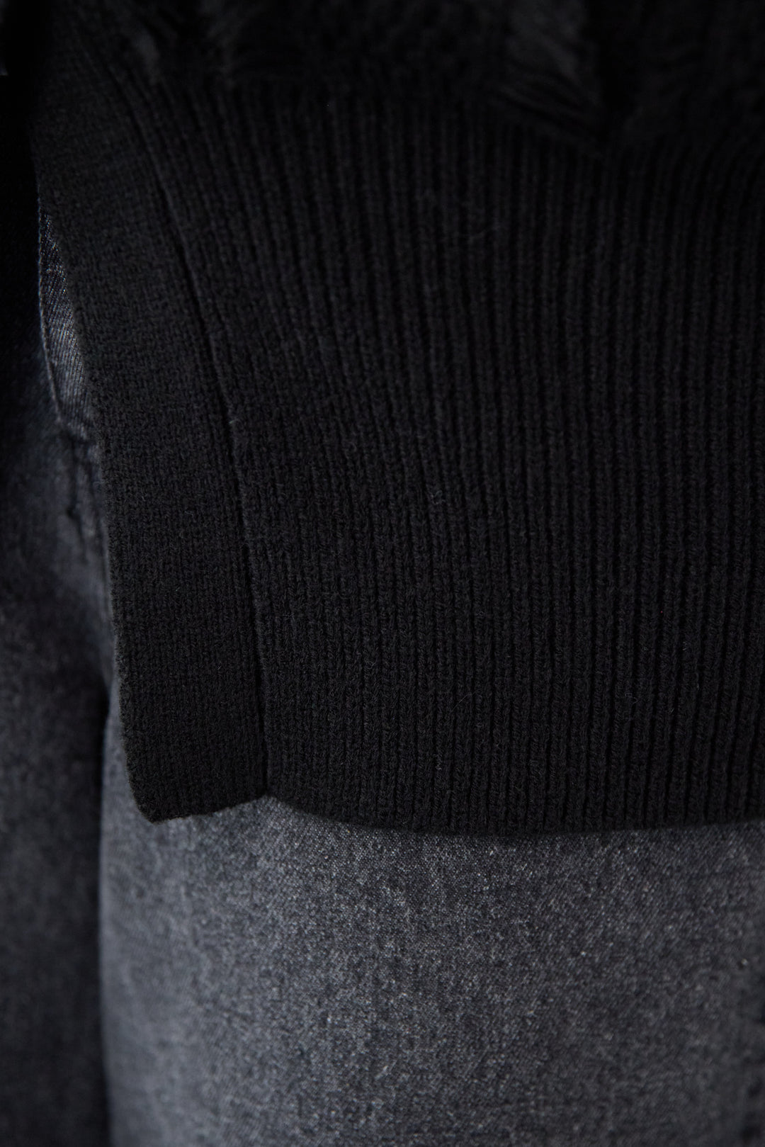 ニットフリンジカーディガン