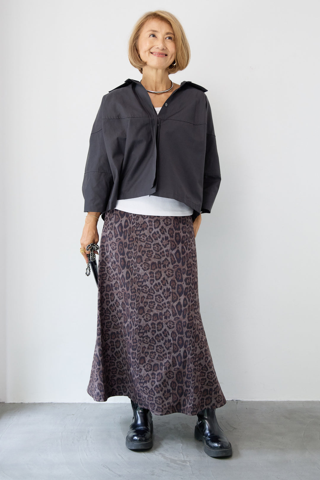 バックコクーンショートシャツ