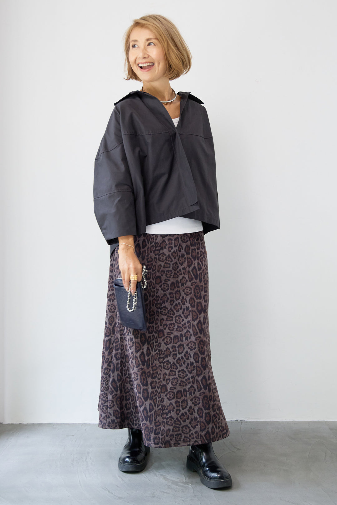 バックコクーンショートシャツ