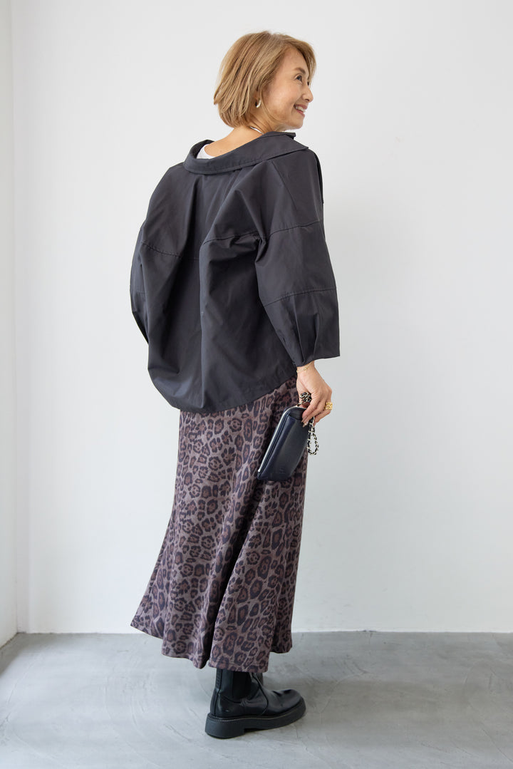 バックコクーンショートシャツ