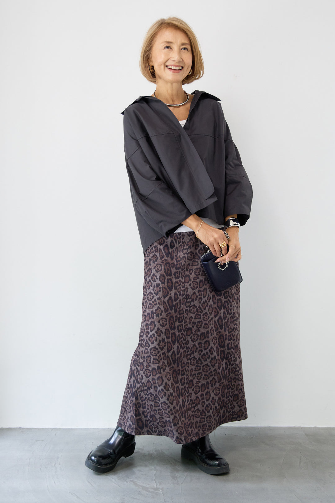 バックコクーンショートシャツ