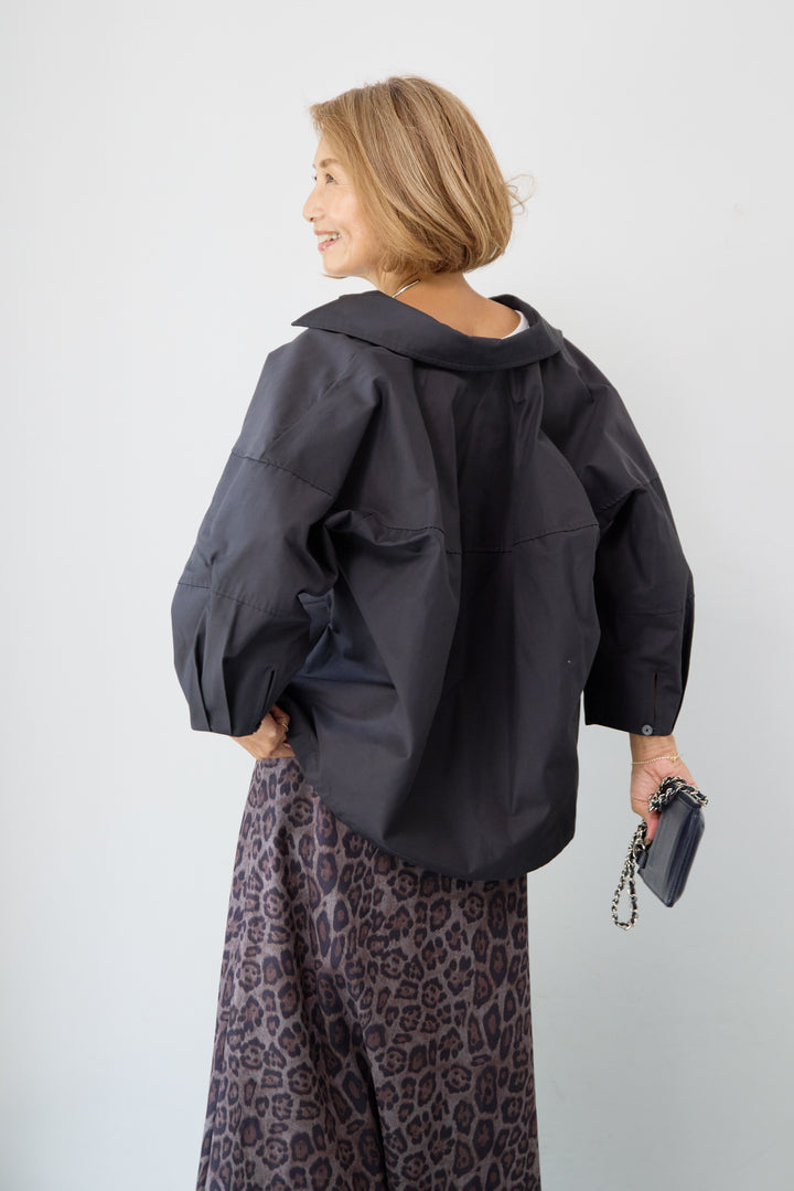 バックコクーンショートシャツ