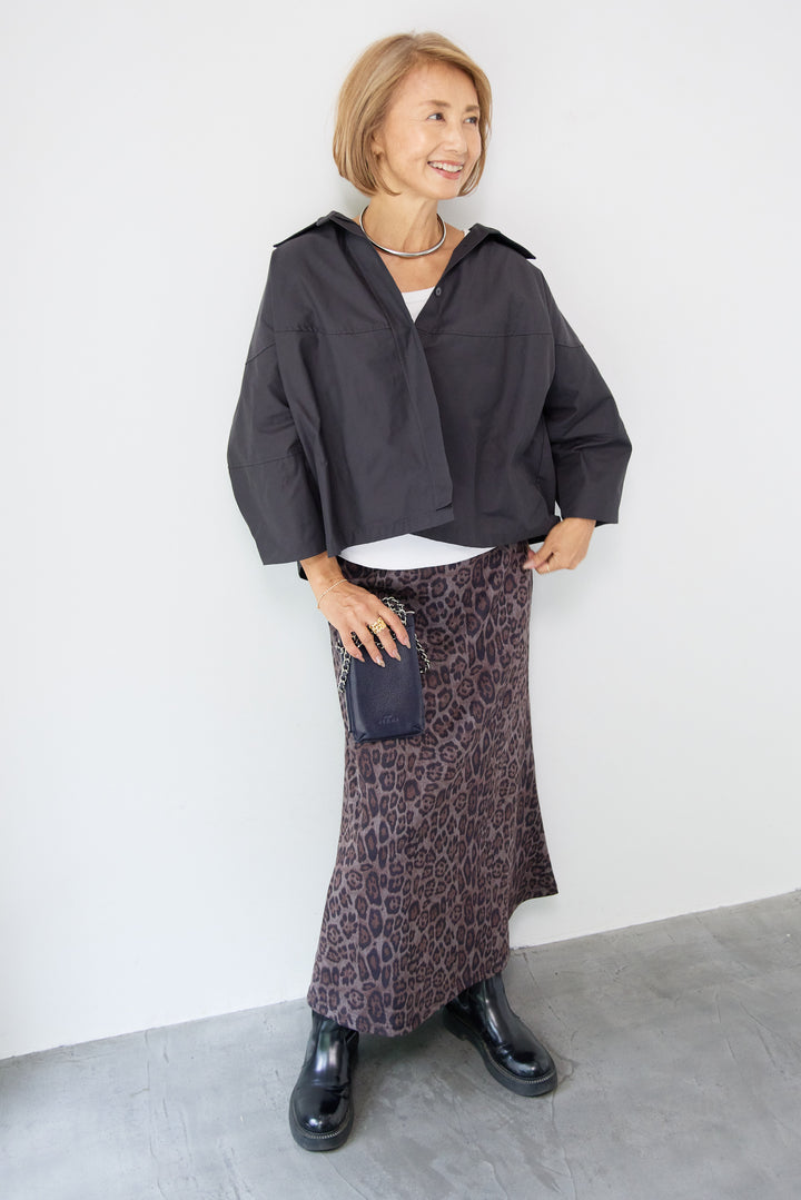 バックコクーンショートシャツ