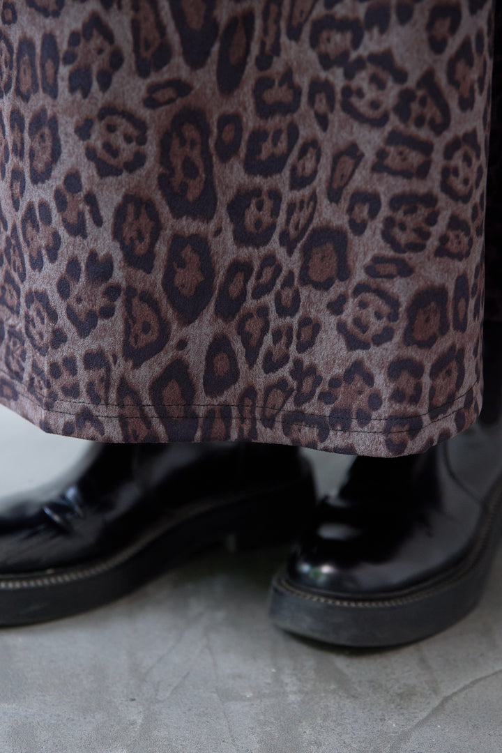 レオパードフレアスカート