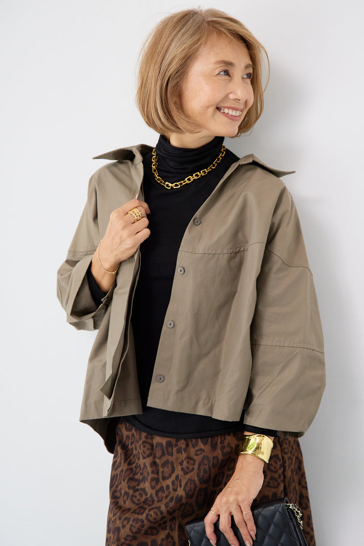 バックコクーンショートシャツ