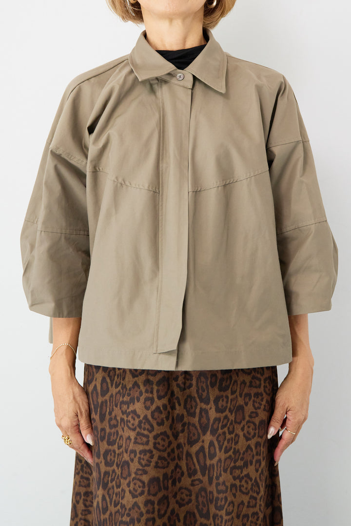 バックコクーンショートシャツ