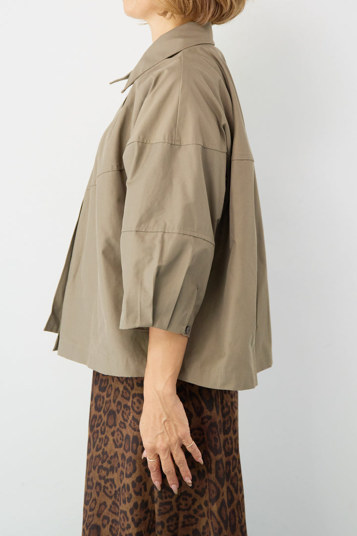 バックコクーンショートシャツ