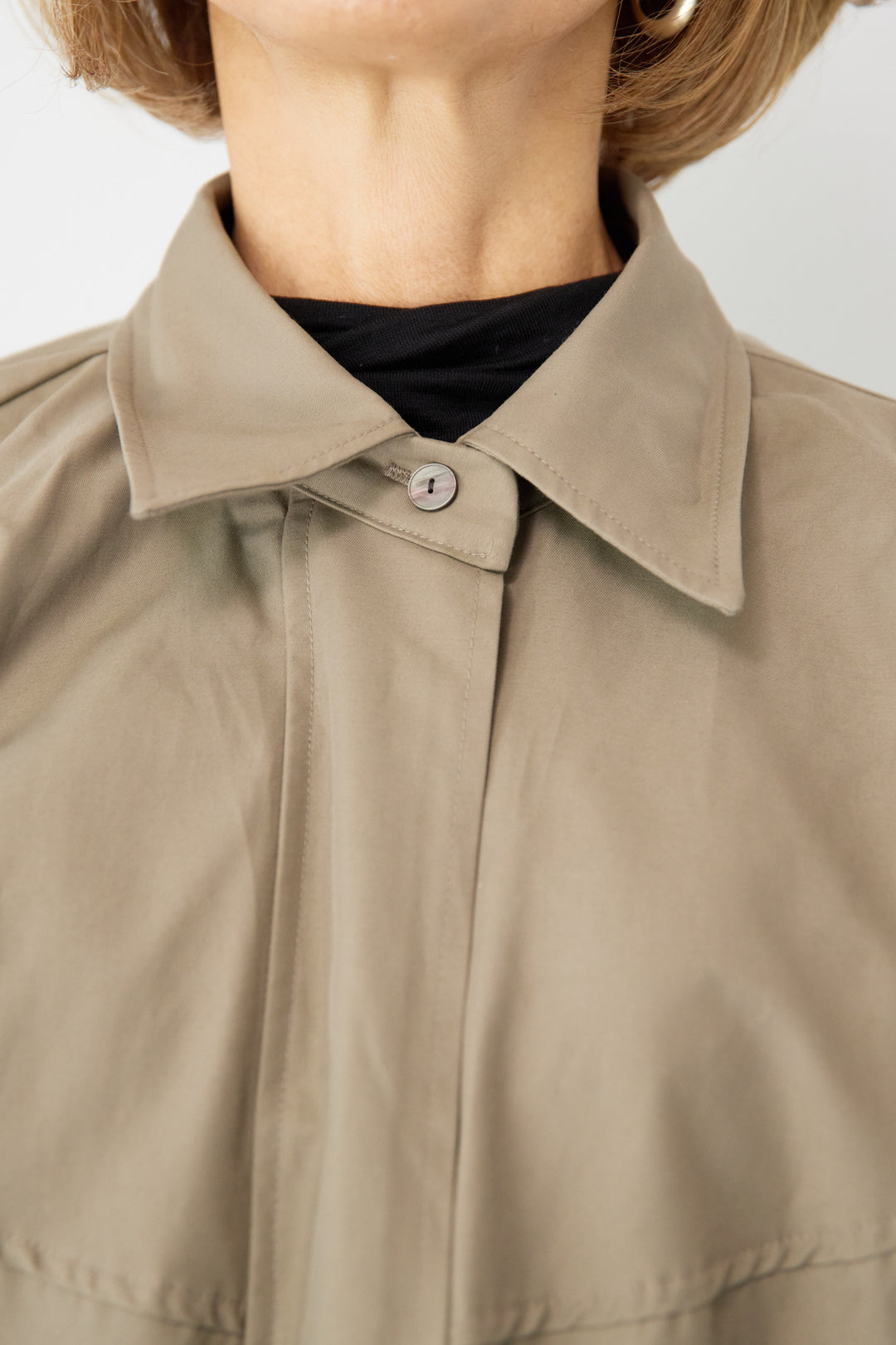 バックコクーンショートシャツ