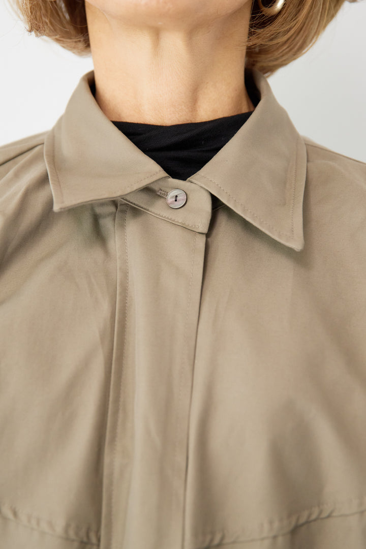 バックコクーンショートシャツ