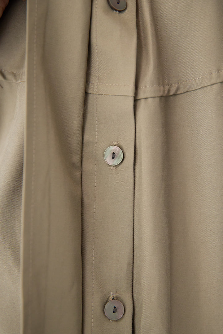 バックコクーンショートシャツ