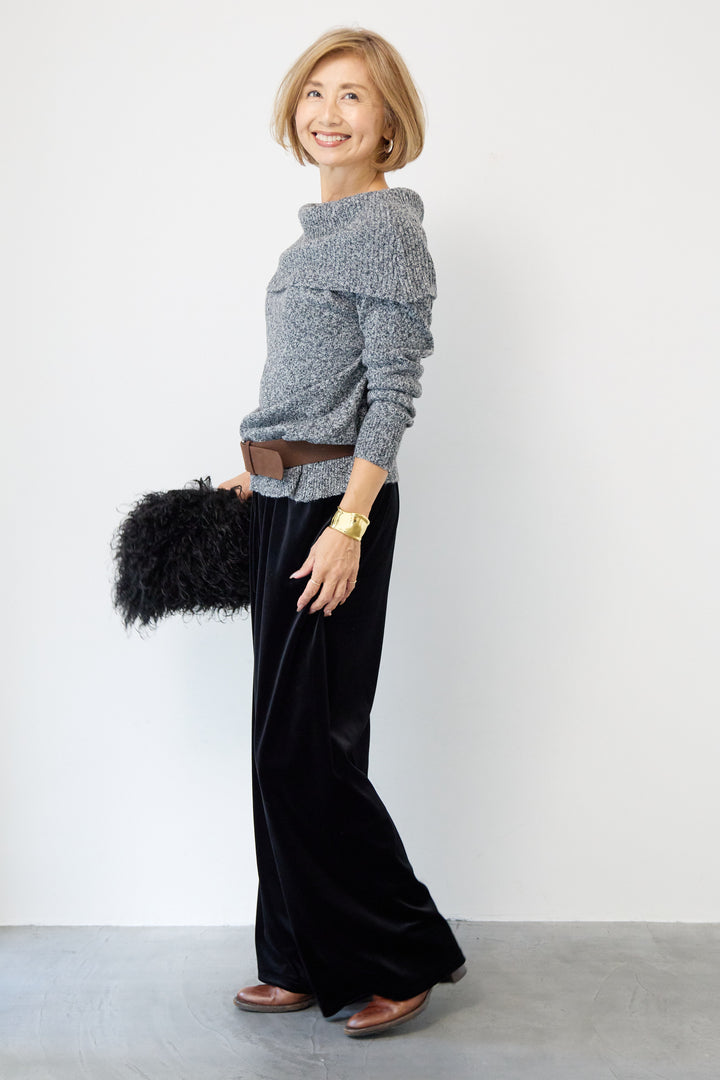 ベロアイージーパンツ