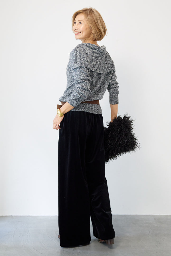 ベロアイージーパンツ