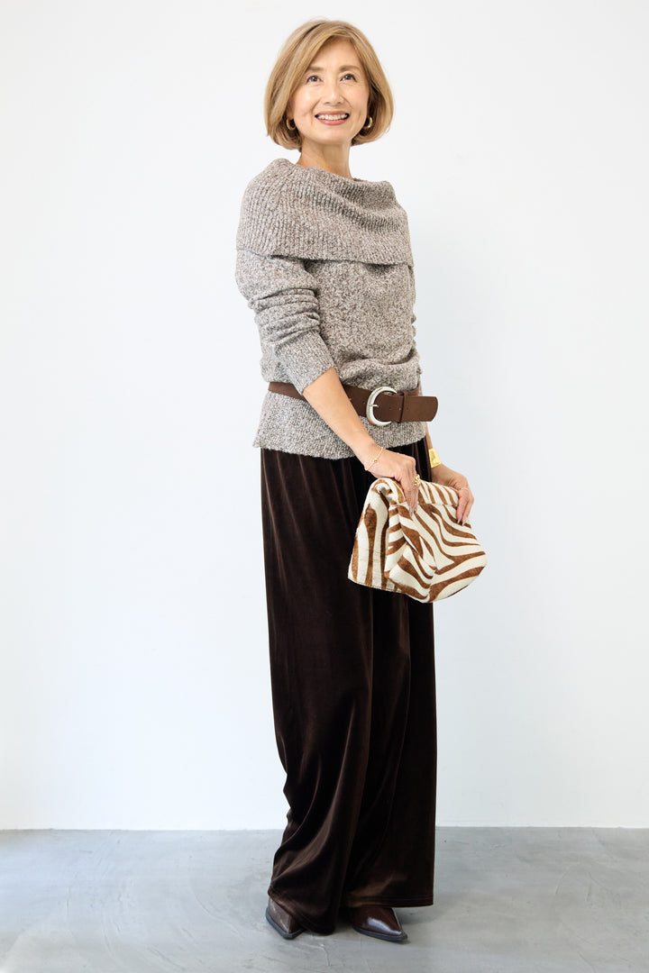 ベロアイージーパンツ