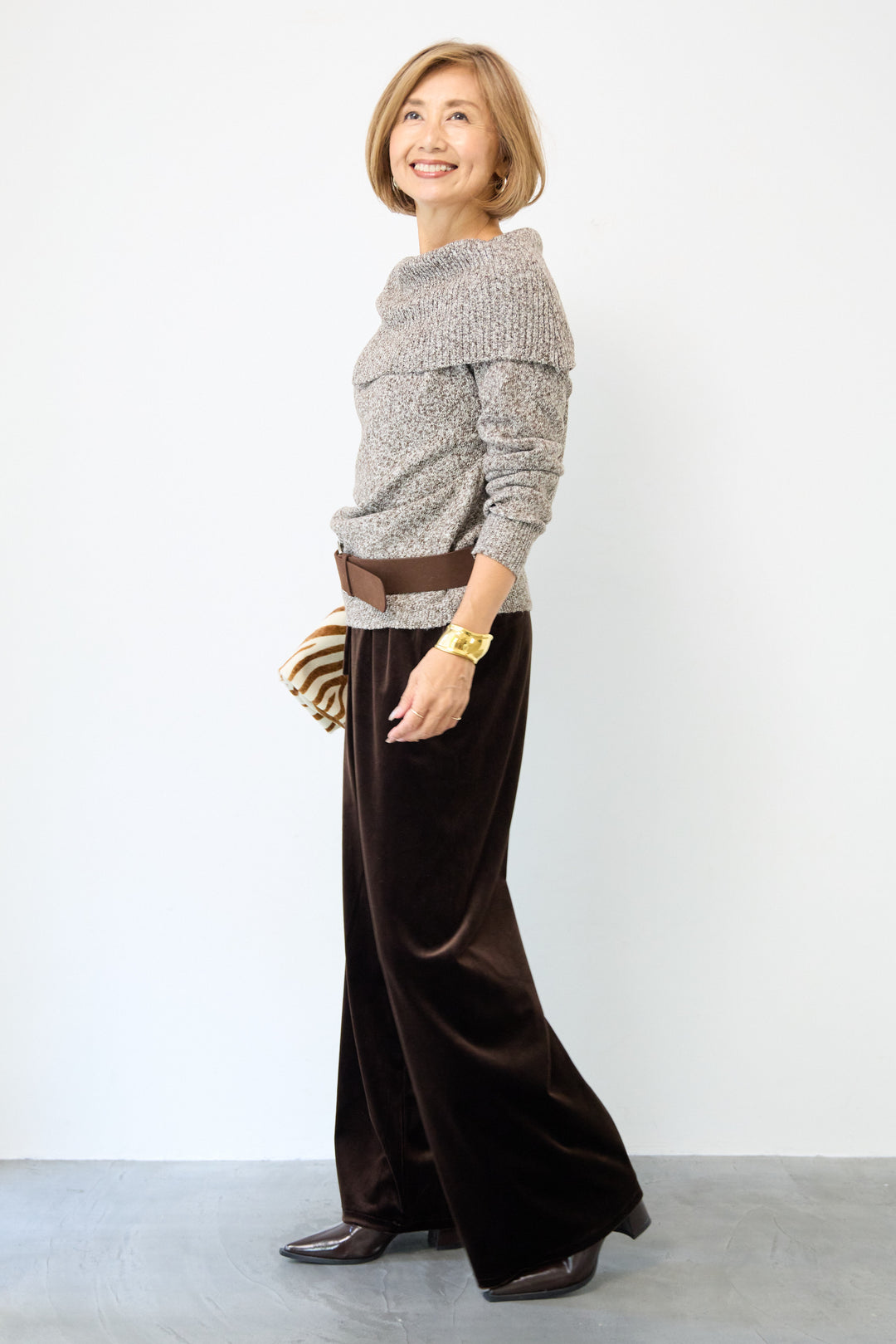 ベロアイージーパンツ