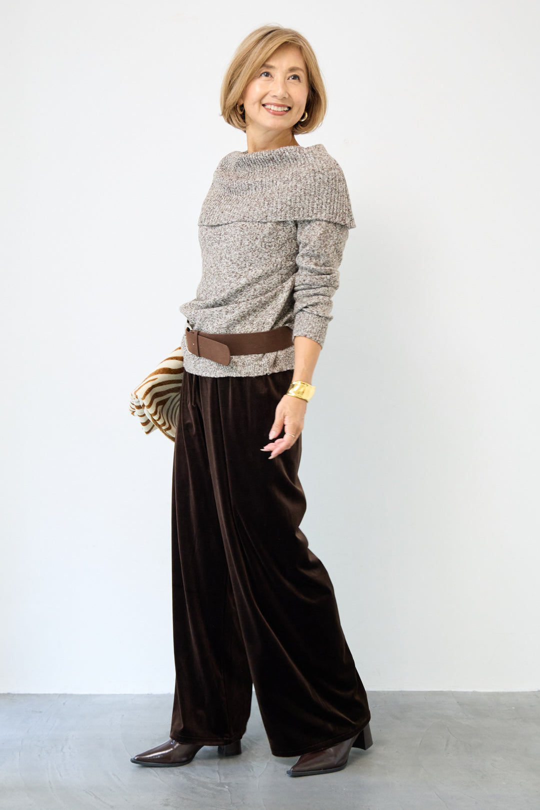 ベロアイージーパンツ