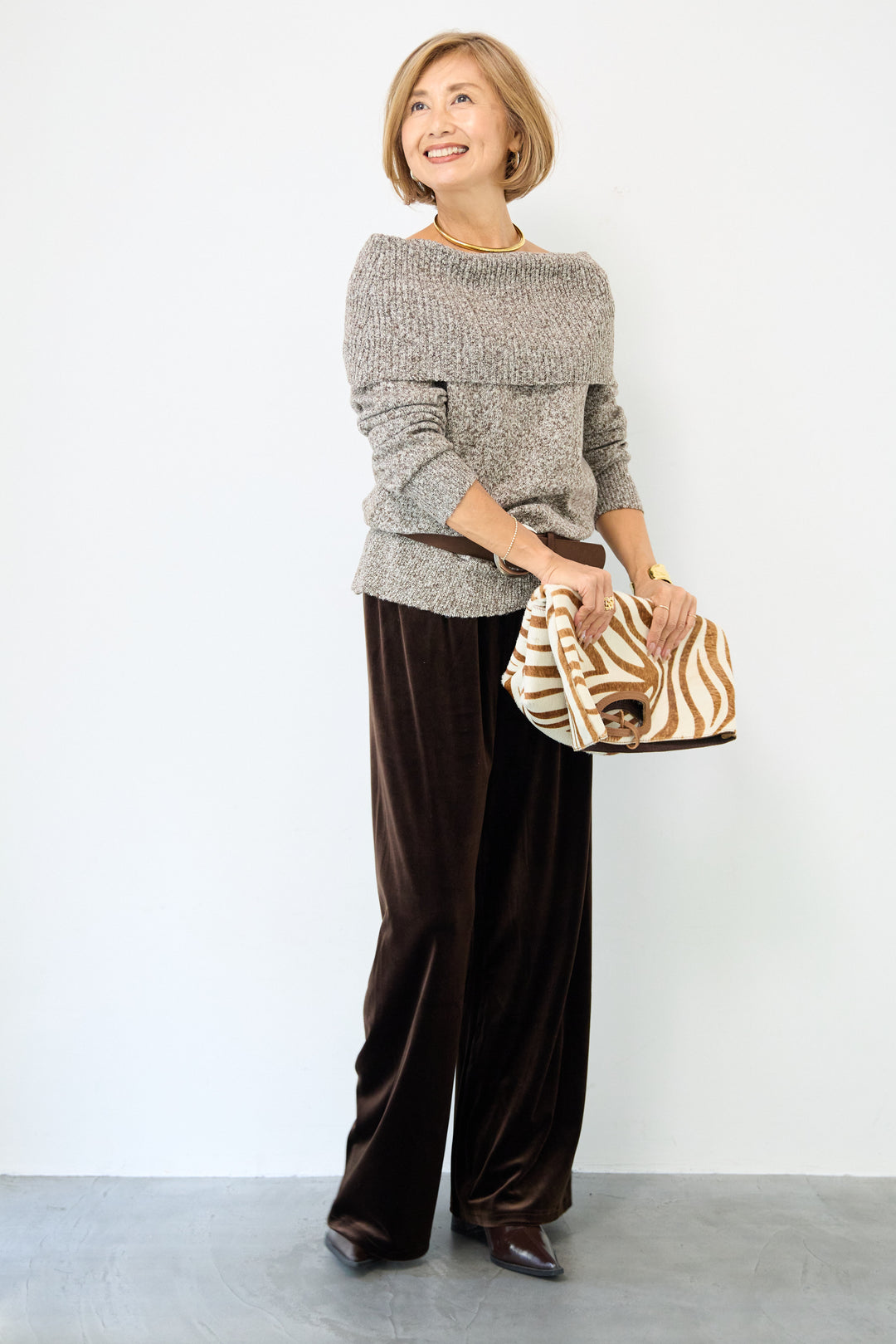 ベロアイージーパンツ