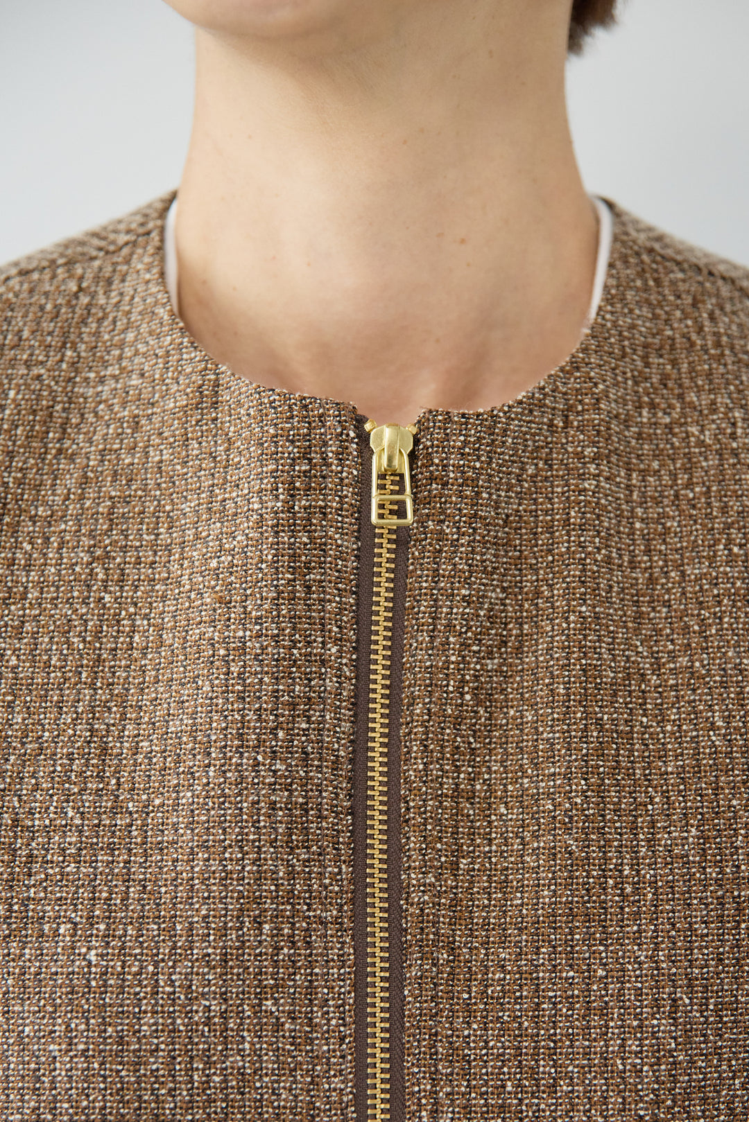 ツイードバルーンベスト