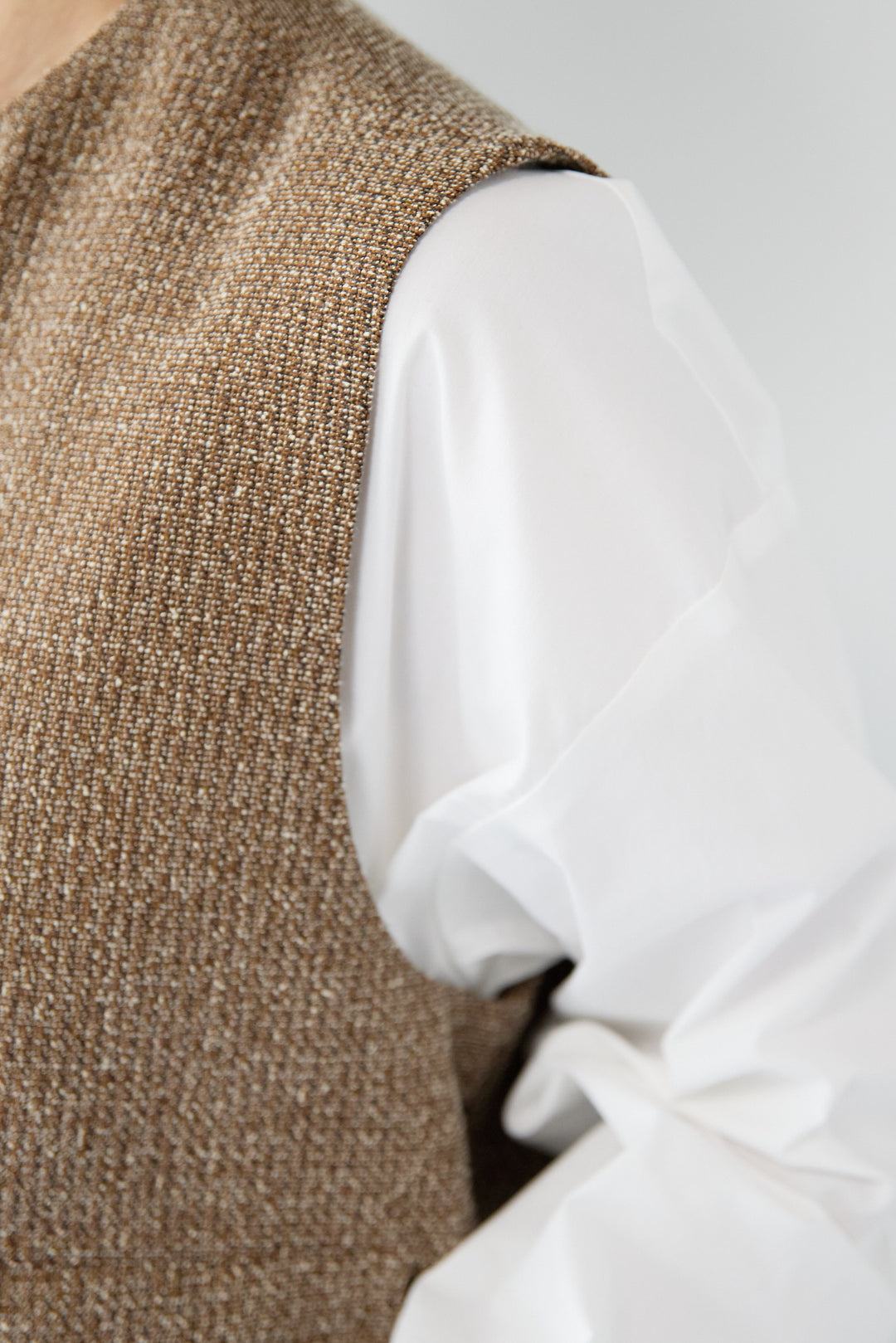 ツイードバルーンベスト