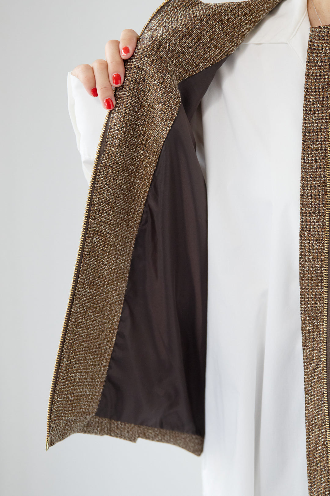 ツイードバルーンベスト