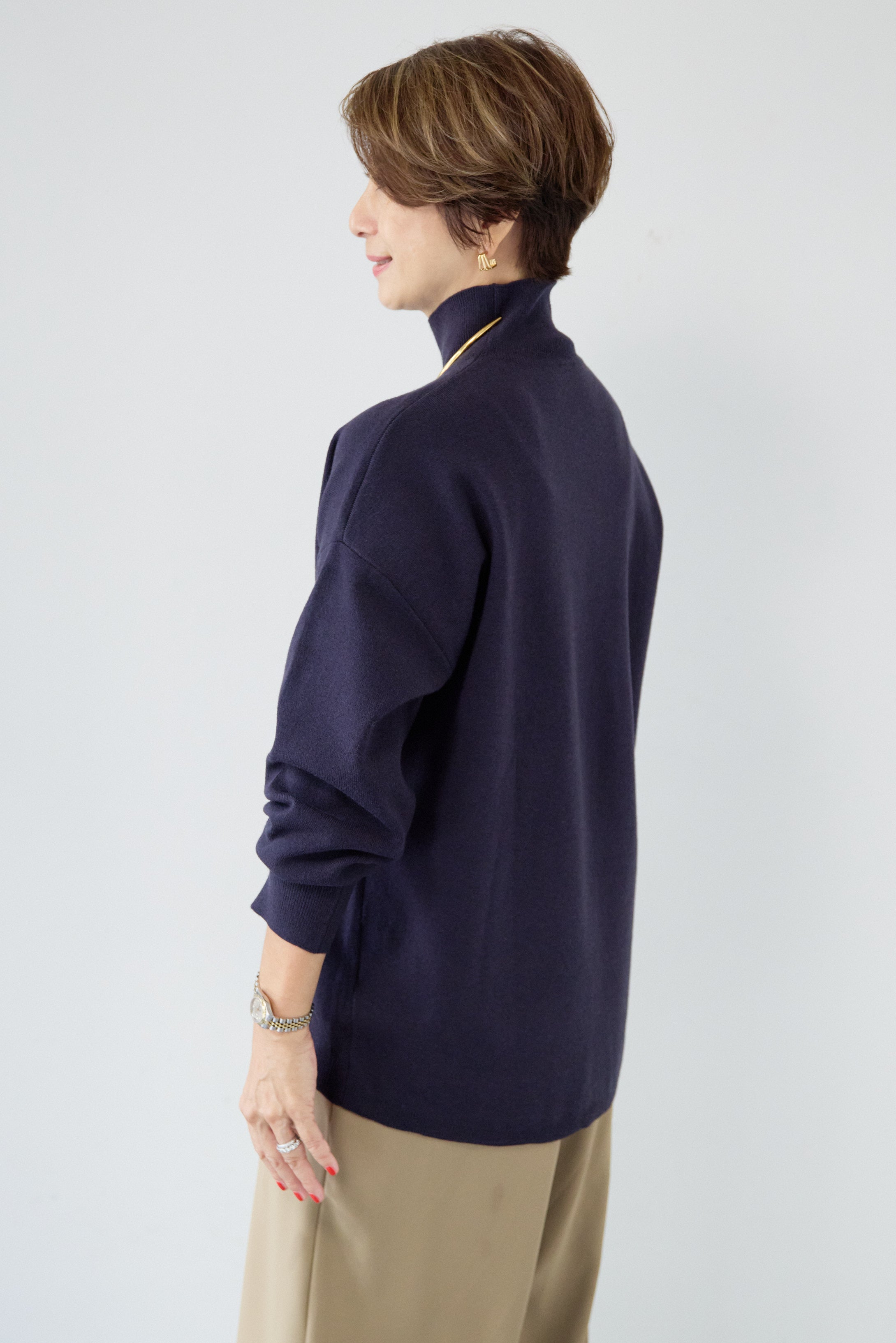 防静電気】ハイネックやわもちニット – plusotoha