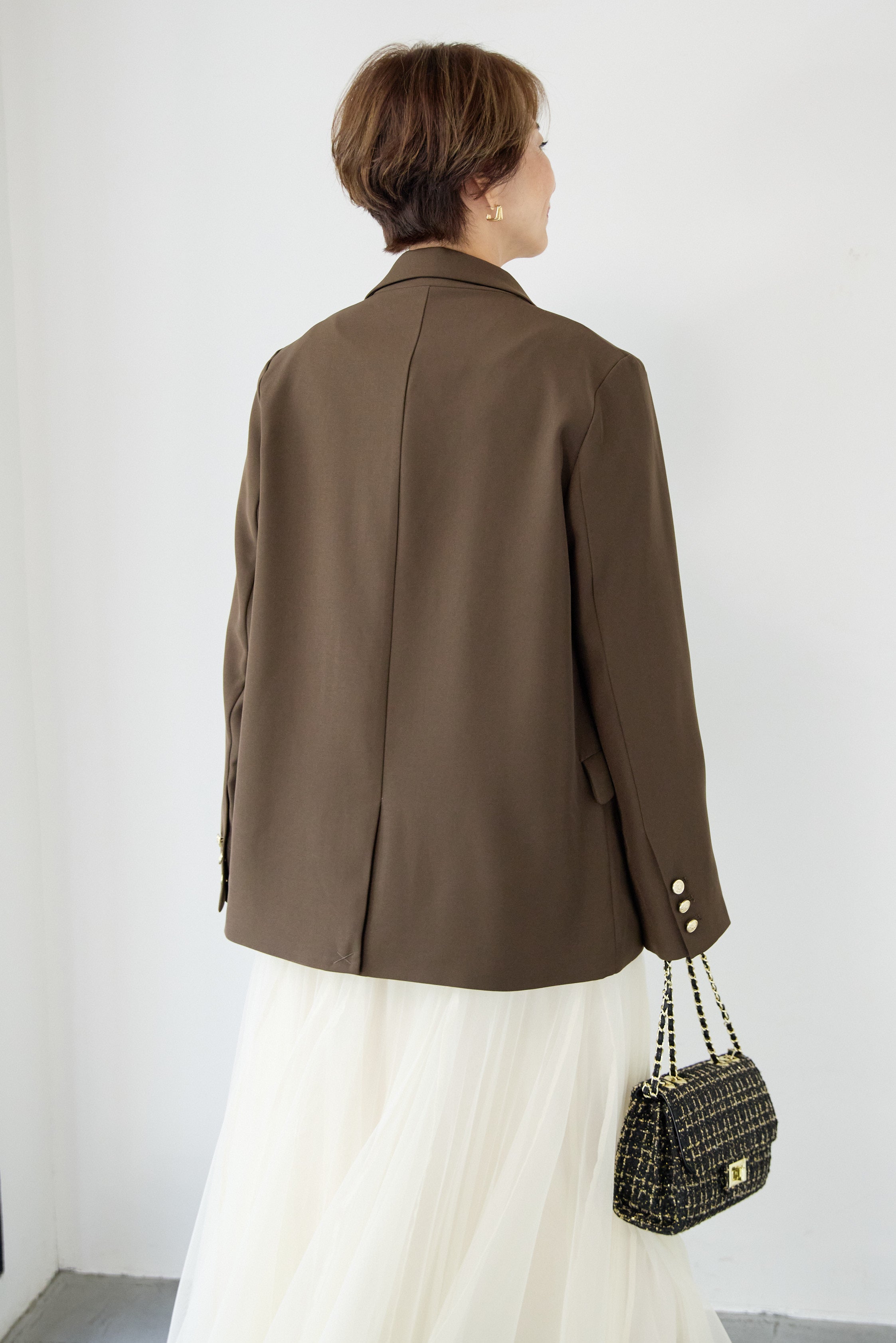 金ボタンテーラードジャケット – plusotoha