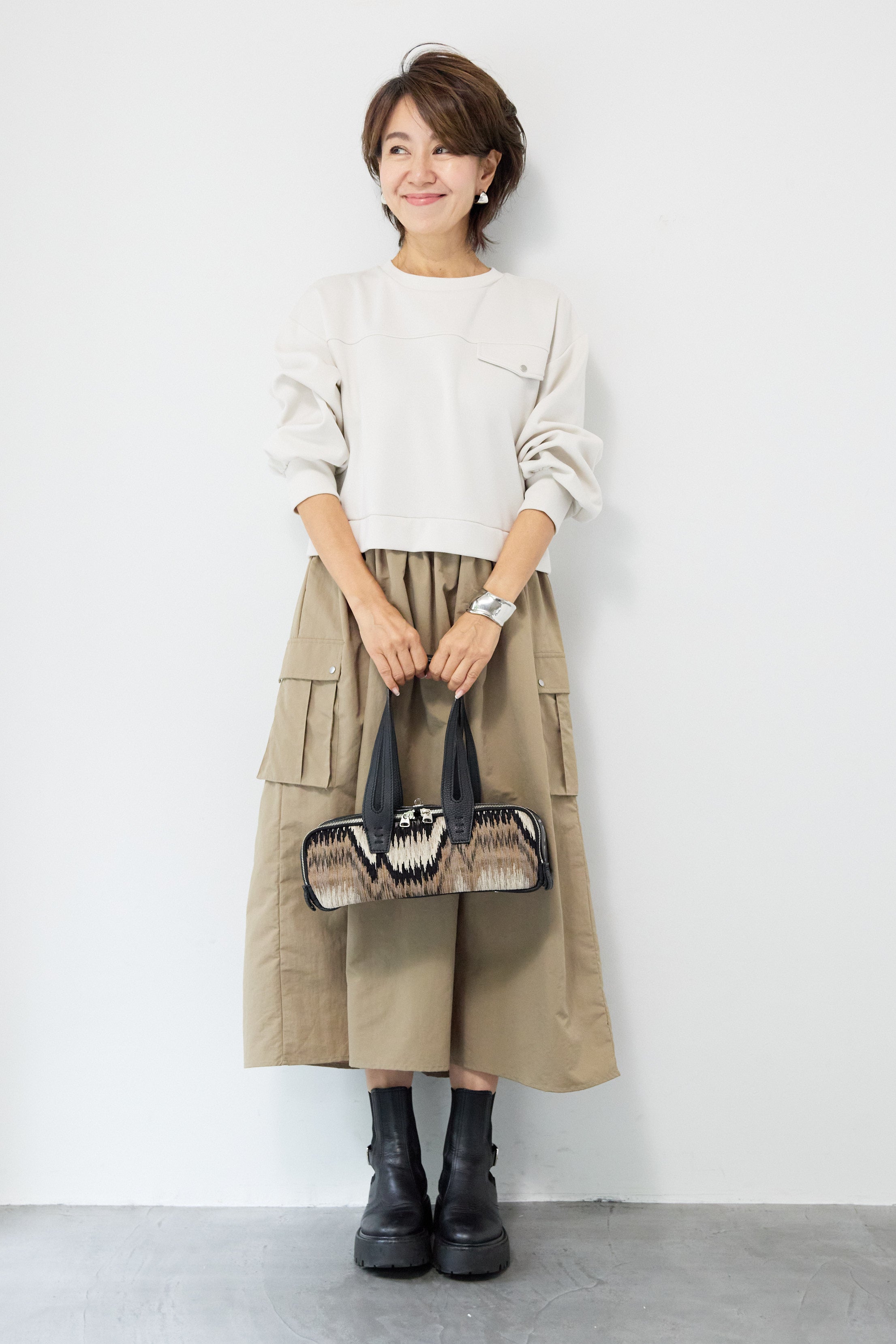 異素材ドッキングワンピース – plusotoha