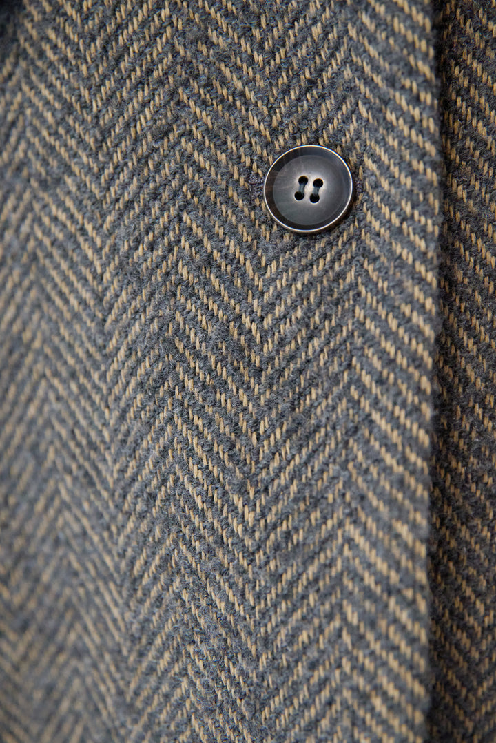 ヘリンボーンジャケットコート