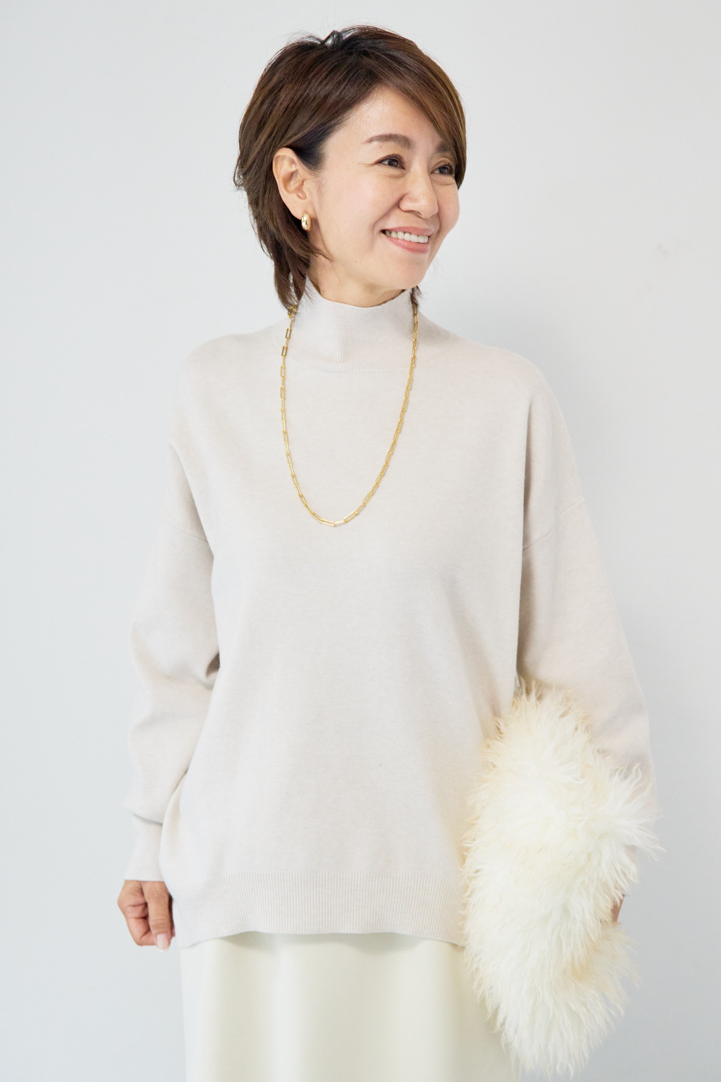 防静電気】ハイネックやわもちニット – plusotoha