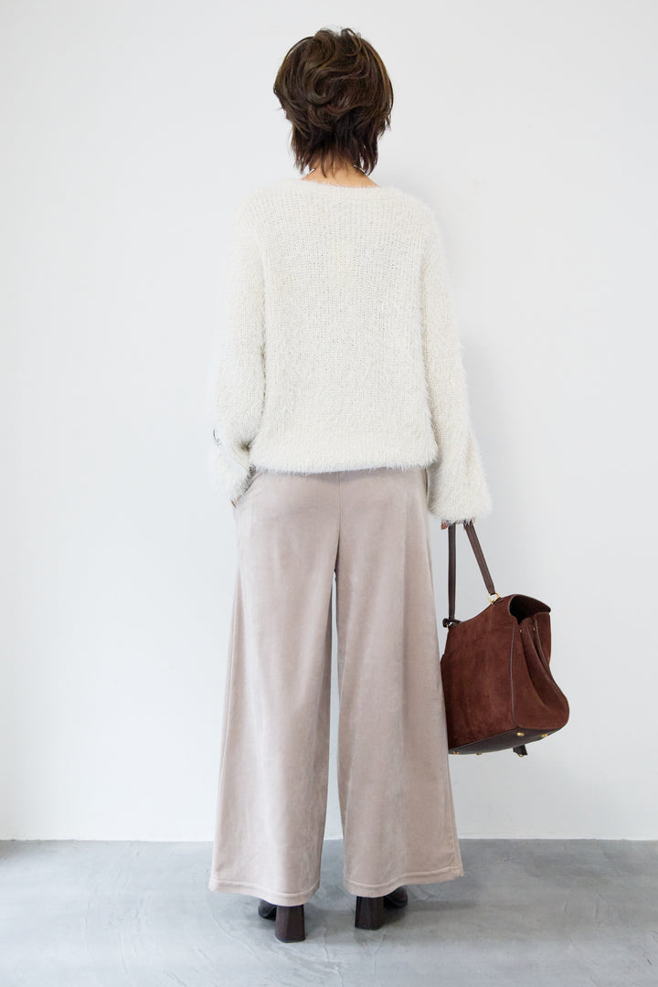 ベロアコールパンツ