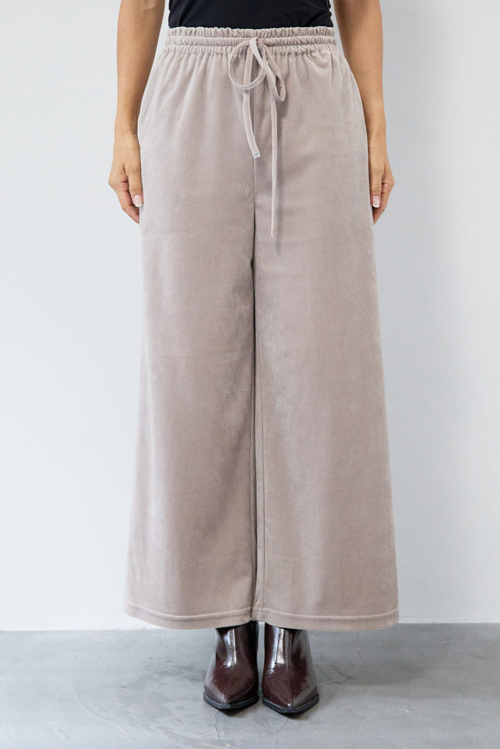 ベロアコールパンツ