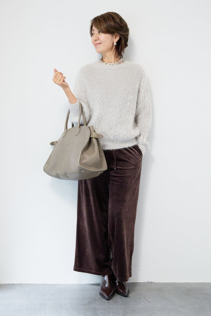 ベロアコールパンツ