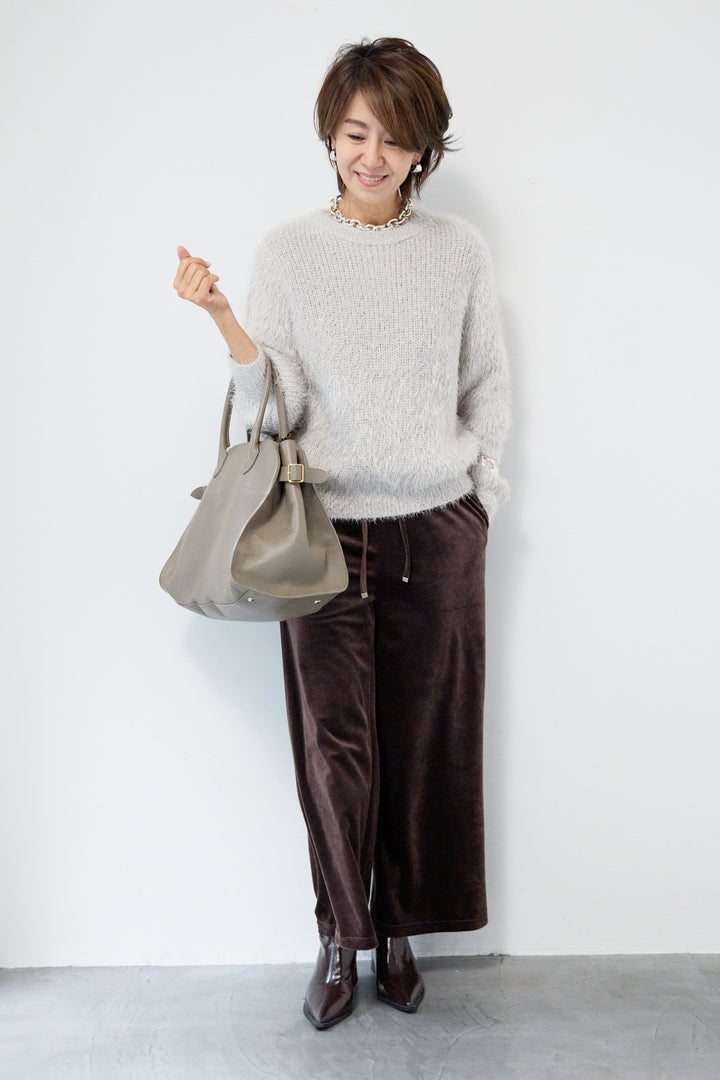 ベロアコールパンツ